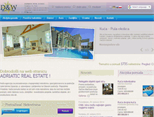 Tablet Screenshot of adriaticrealestate.net